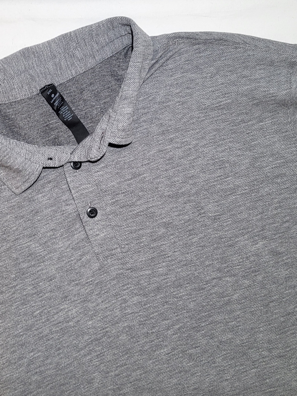 lululemon athletica Heather Grey Men's Polo